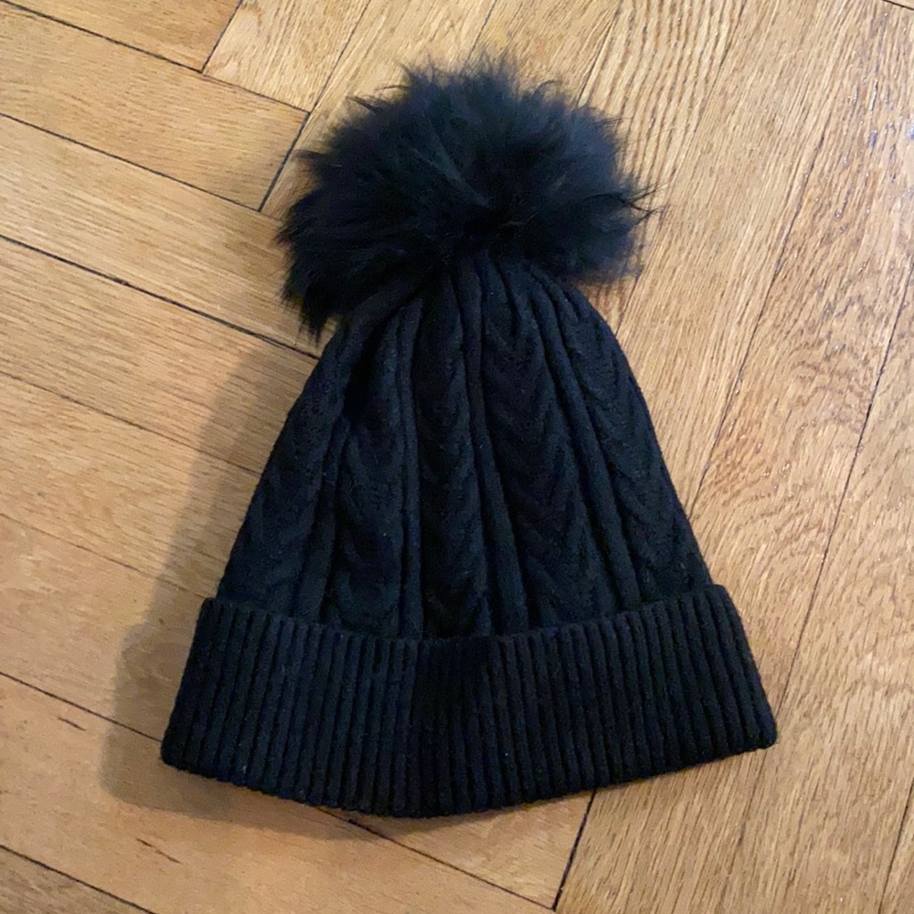 Fur Pom beanie